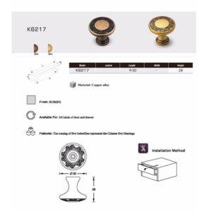 Tay Nắm Tủ K6217