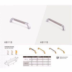 Tay Nắm Tủ K6113-K6115