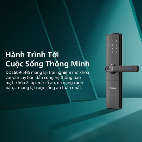 Khóa cửa Philips DDL609