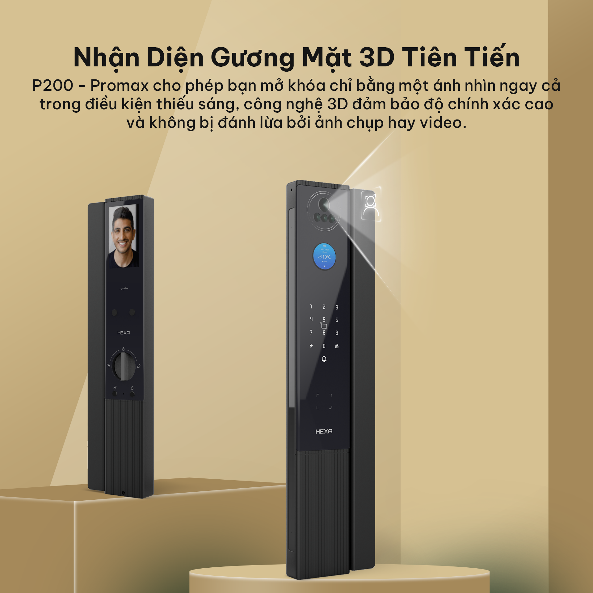 Khóa cửa thông minh P200M-Promax - Ảnh 5