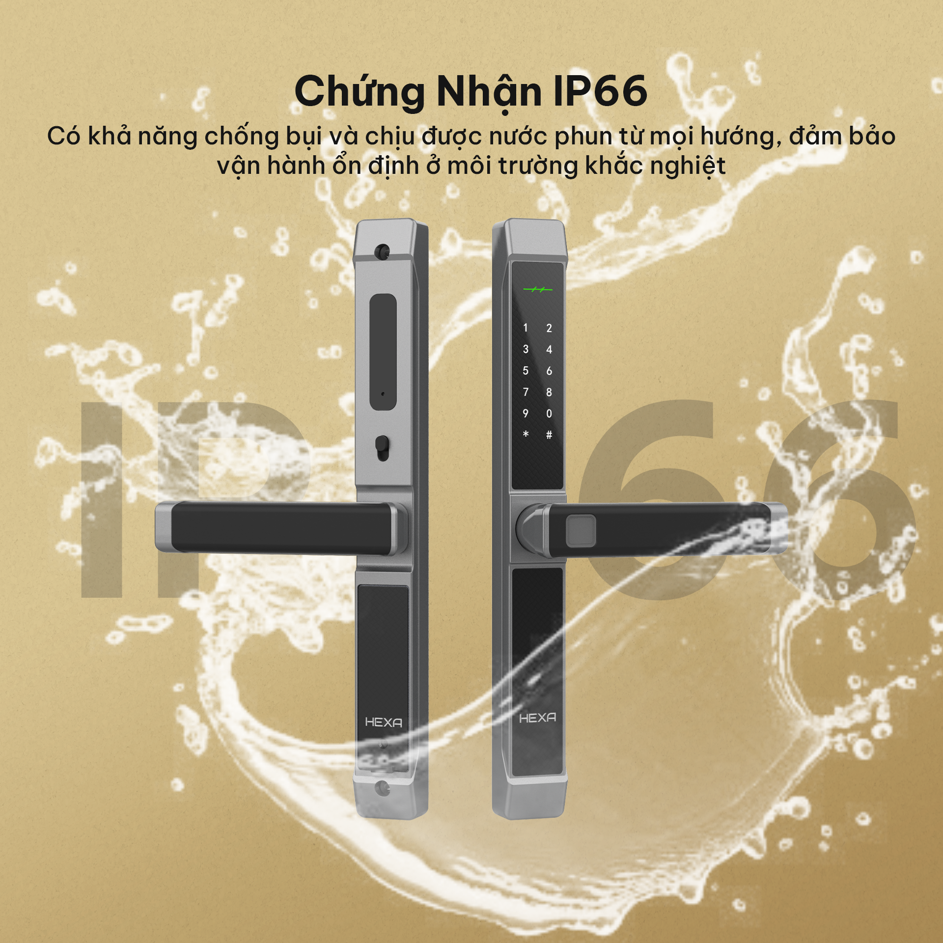 Khóa cửa thông minh HEXA A100 - Ảnh 7